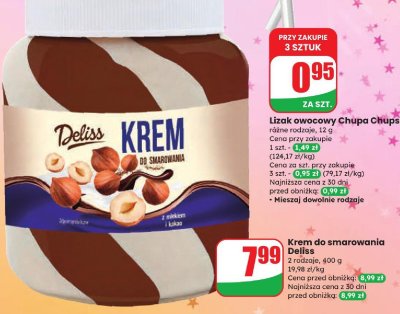 Lizak owocowy Chupa Chups różne rodzaje promocja w Dino