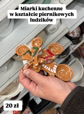 Miarki kuchenne w kształcie piernikowych ludzików promocja w Pepco