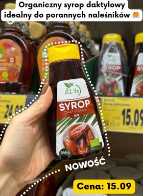 Syrop daktylowy BioLife BIO organiczny promocja w Kaufland