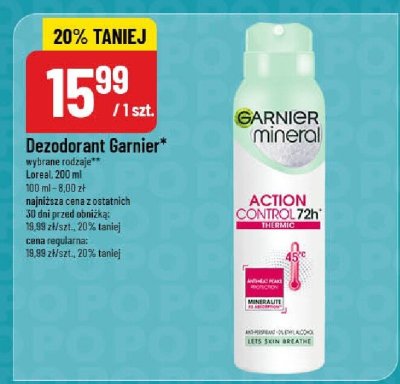 Dezodorant Garnier promocja w POLOmarket