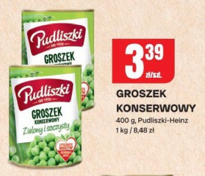 Groszek konserwowy Pudliszki-Heinz promocja w Chorten