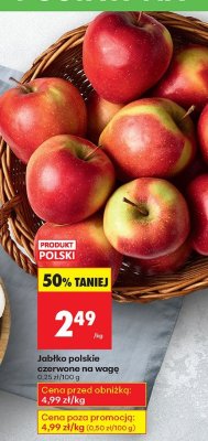 Jab艂ko promocja w Biedronka