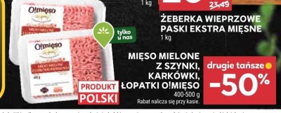 Mięso mielone z szynki promocja w Stokrotka