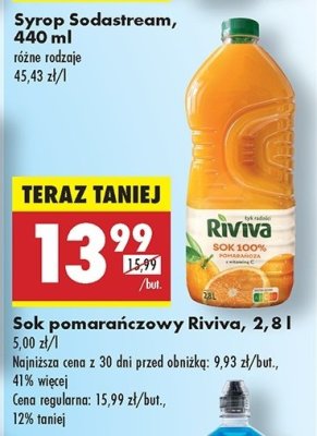 Sok pomara艅czowy Riviva promocja