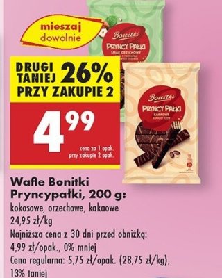 Wafelki kokosowe Bonitki promocja