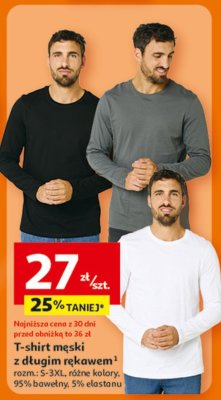T-shirt męski promocja w Auchan