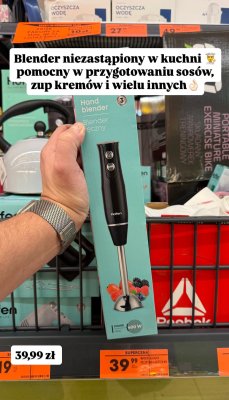 Blender ręczny Hoffen promocja w Biedronka
