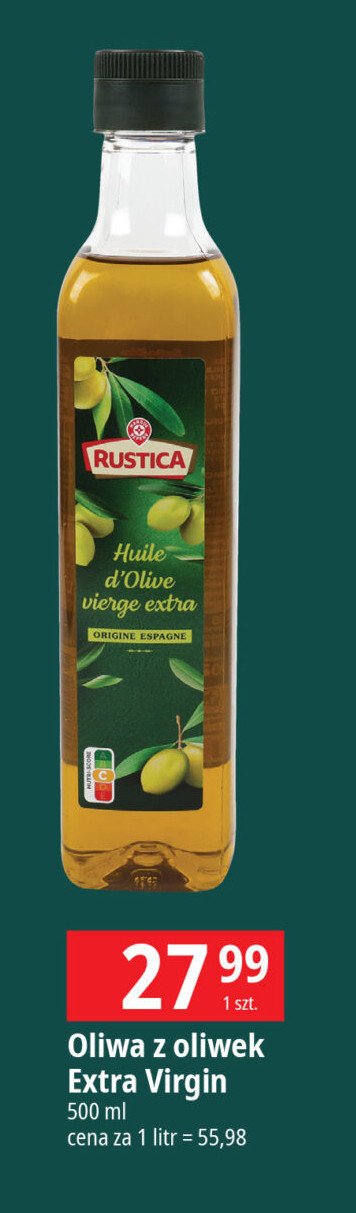 Oliwa z oliwek extra virgin Wiodąca marka rustica promocja