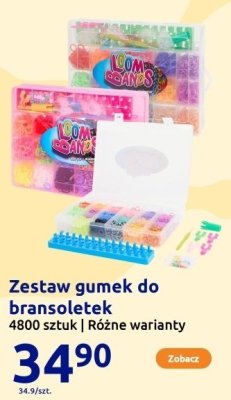 Zestaw gumek do bransoletek, różne warianty promocja w Action