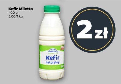 Kefir Miletto naturalny promocja w Netto