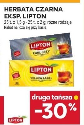 Herbata czarna ekspresowa różne rodzaje promocja w Stokrotka