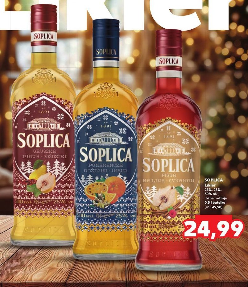 Wódka Soplica pomarańcza-goździki-imbir promocja