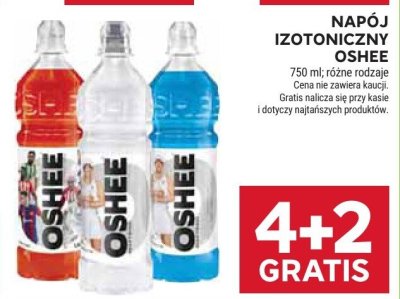 Napój izotoniczny Oshee promocja w Stokrotka