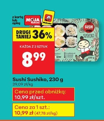 Sushi Sushiko promocja w Biedronka