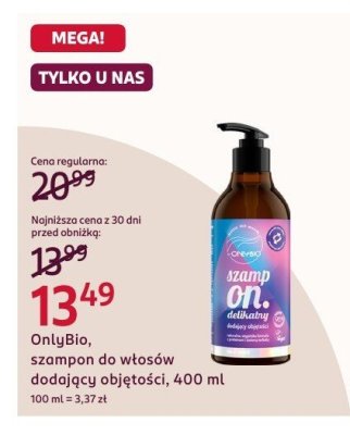Serum do włosów dodający objętości, 400 ml promocja w Rossmann