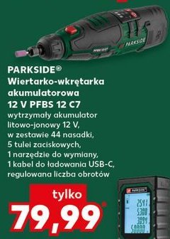 Wiertarko-wkrętarka akumulatorowa 12v psbsap 12 a1 Parkside promocja w Kaufland