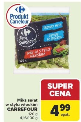 Miks sałat w stylu włoskim CARREFOUR promocja w Carrefour Market