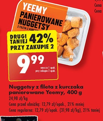 Nuggetsy w panierce Yeemy promocja