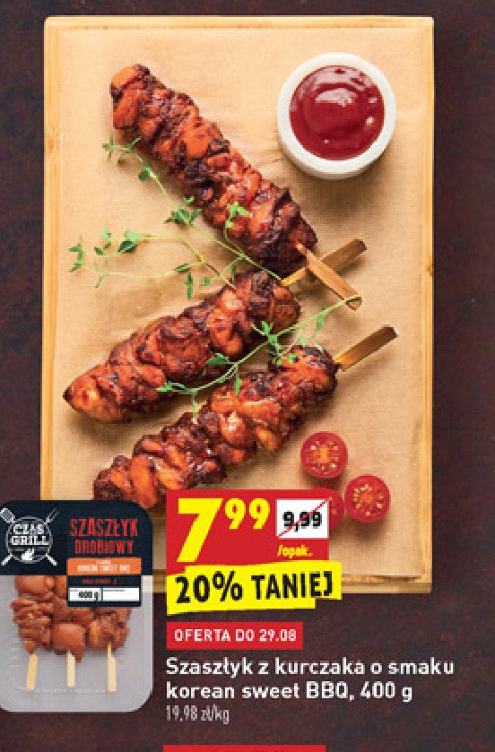 Szaszłyk z kurczaka w marynacie bbq Czas na grill promocja