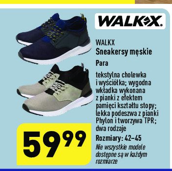 Sneakersy damskie Walkx promocja