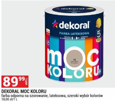 Farba Dekoral Moc Koloru promocja w Merkury Market