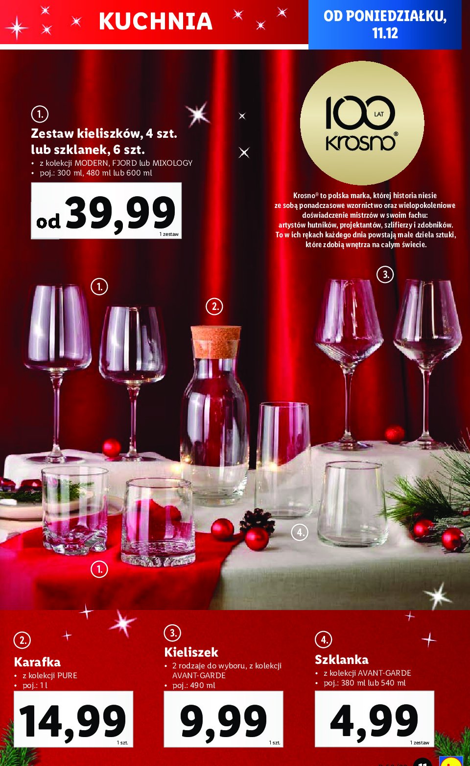 Szklanka do whisky fjord 300 ml Krosno s.a. promocja