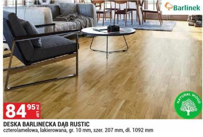 Deska barlinecka Dąb Rustic promocja w Merkury Market