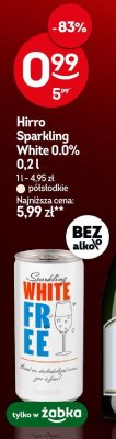 Napój Hirro Sparkling White 0,0% 0,2l promocja w Żabka