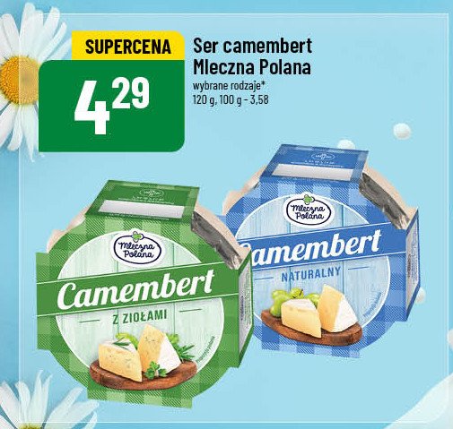 Camembert ziołowy Mleczna polana promocja w POLOmarket