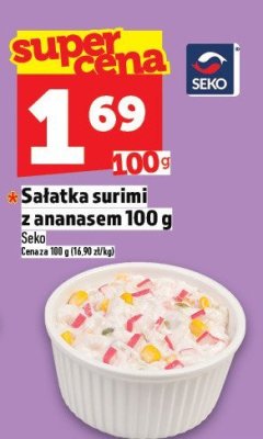 Sałatka surimi z sosem majonezowym 100 g promocja w TOPAZ