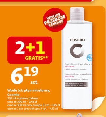 Płyn micelarny z wyciągiem z piwonii Cosmia promocja