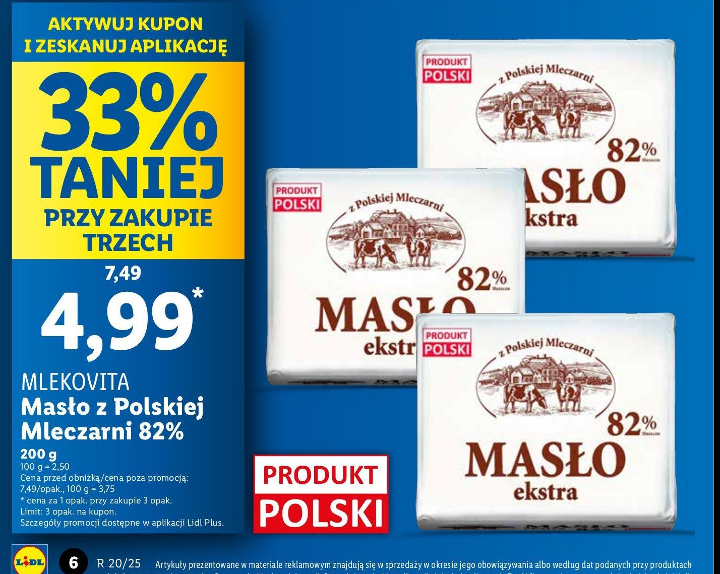 Mas艂o z polskiej mleczarni Mlekovita promocja