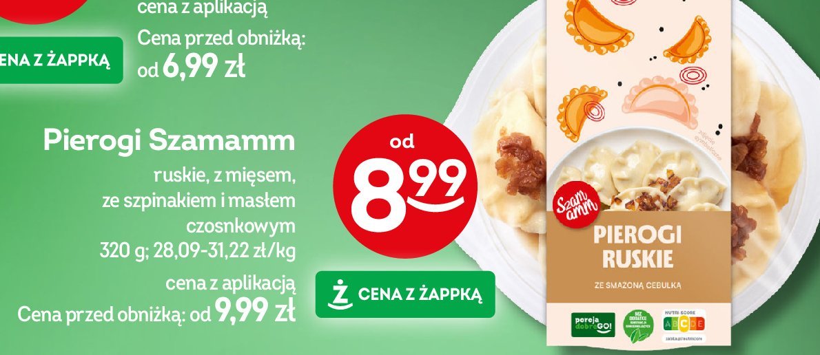 Pierogi z mięsem Szamamm promocja w Żabka