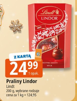 Pralinki Lindor Lindt promocja w Leclerc