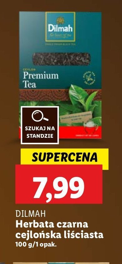 Herbata Dilmah premium tea promocja