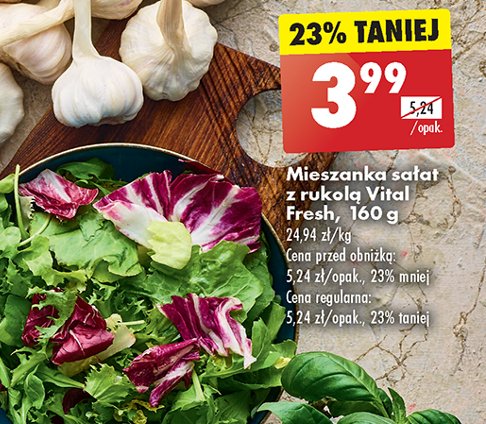 Mix sałat z rukolą Vital fresh promocja