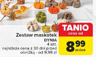 Zestaw maskotek dynia promocja