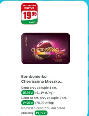 Bombonierka Cherrissimo Supreme  promocja w Dino