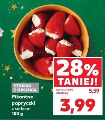 Pikantne papryczki z serkiem promocja w Kaufland