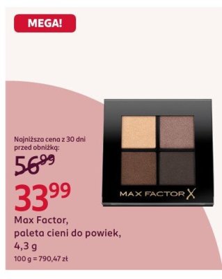 Paleta cieni do powiek Max Factor, 4,3 g promocja w Rossmann