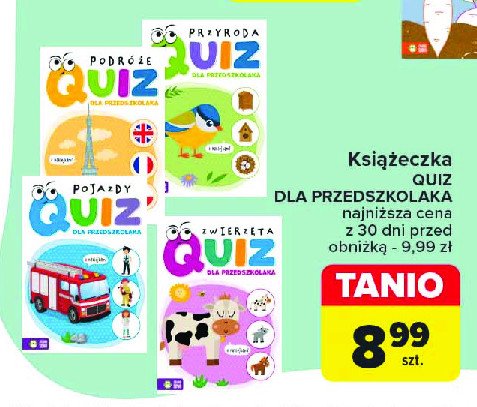 Pojazdy quiz promocja