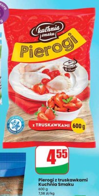 Pierogi z truskawkami Kuchnia Smaku promocja w Dino