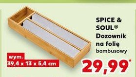 Dozownik do folii bambusowy Spice&soul promocja w Kaufland