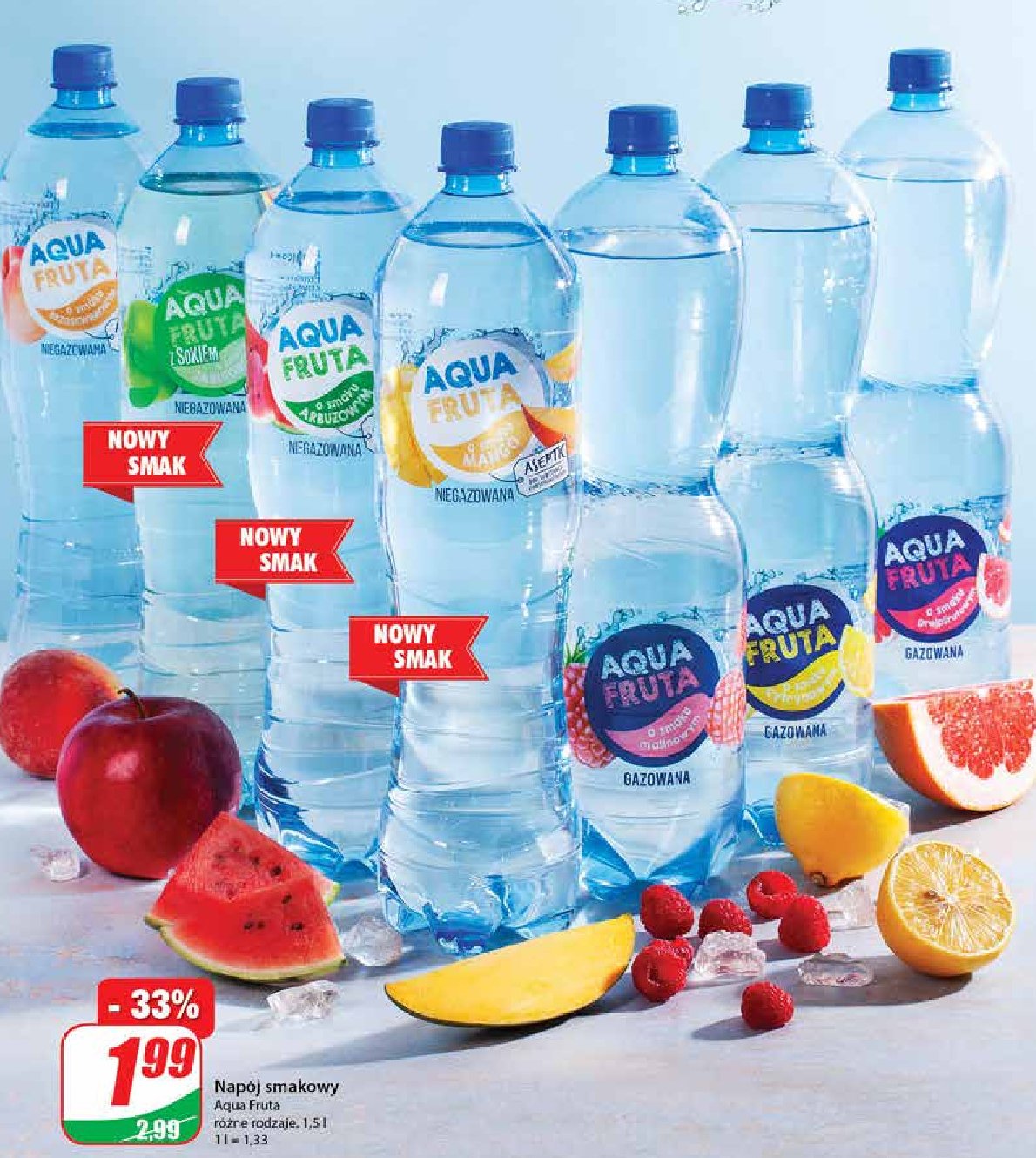 Woda malinowa Aqua fruta promocje