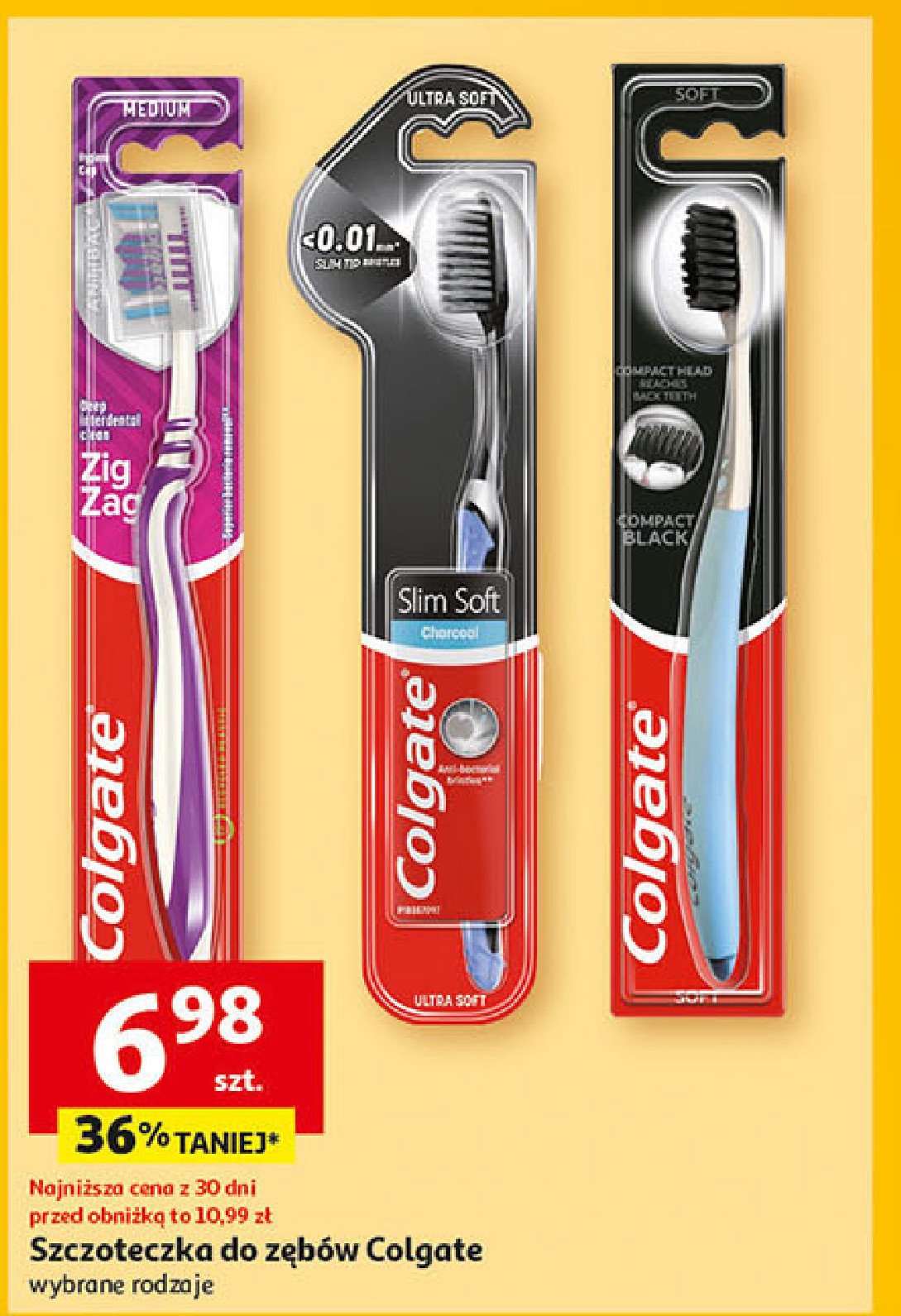 Szczoteczka do żebów medium Colgate advanced white promocja w Auchan