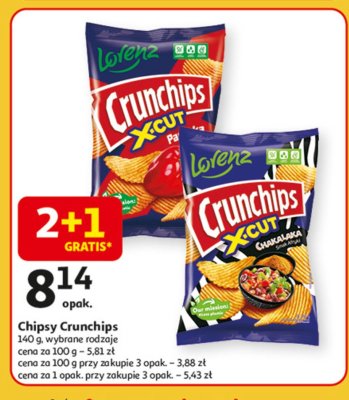Chipsy paprykowe Crunchips Crunchips lorenz promocja