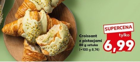 Croissant z pistacjami promocja