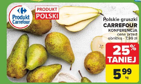 Gruszka konferencja polska Carrefour promocja