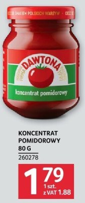 Koncentrat pomidorowy 80 g promocja w Selgros