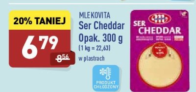 Ser cheddar plastry Mlekovita promocja